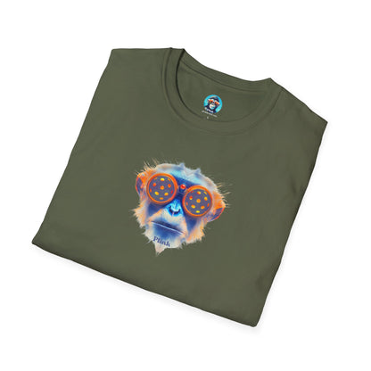 Zap the Chimp: Pickleball Unisex Softstyle T-Shirt