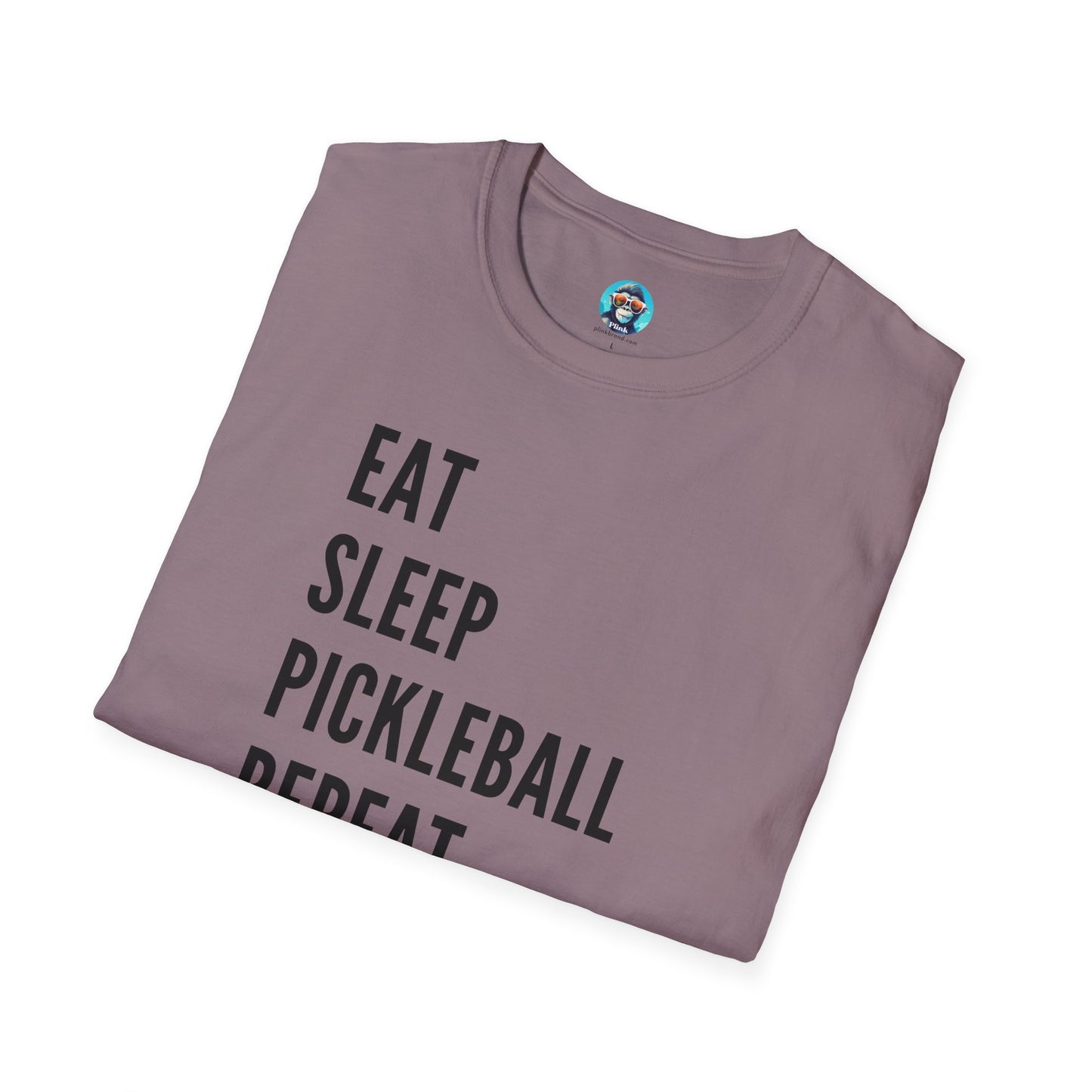 Eat Sleep Pickleball: Pickleball Unisex Softstyle T-Shirt