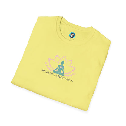 Pickleball Meditated: Unisex Softstyle T-Shirt