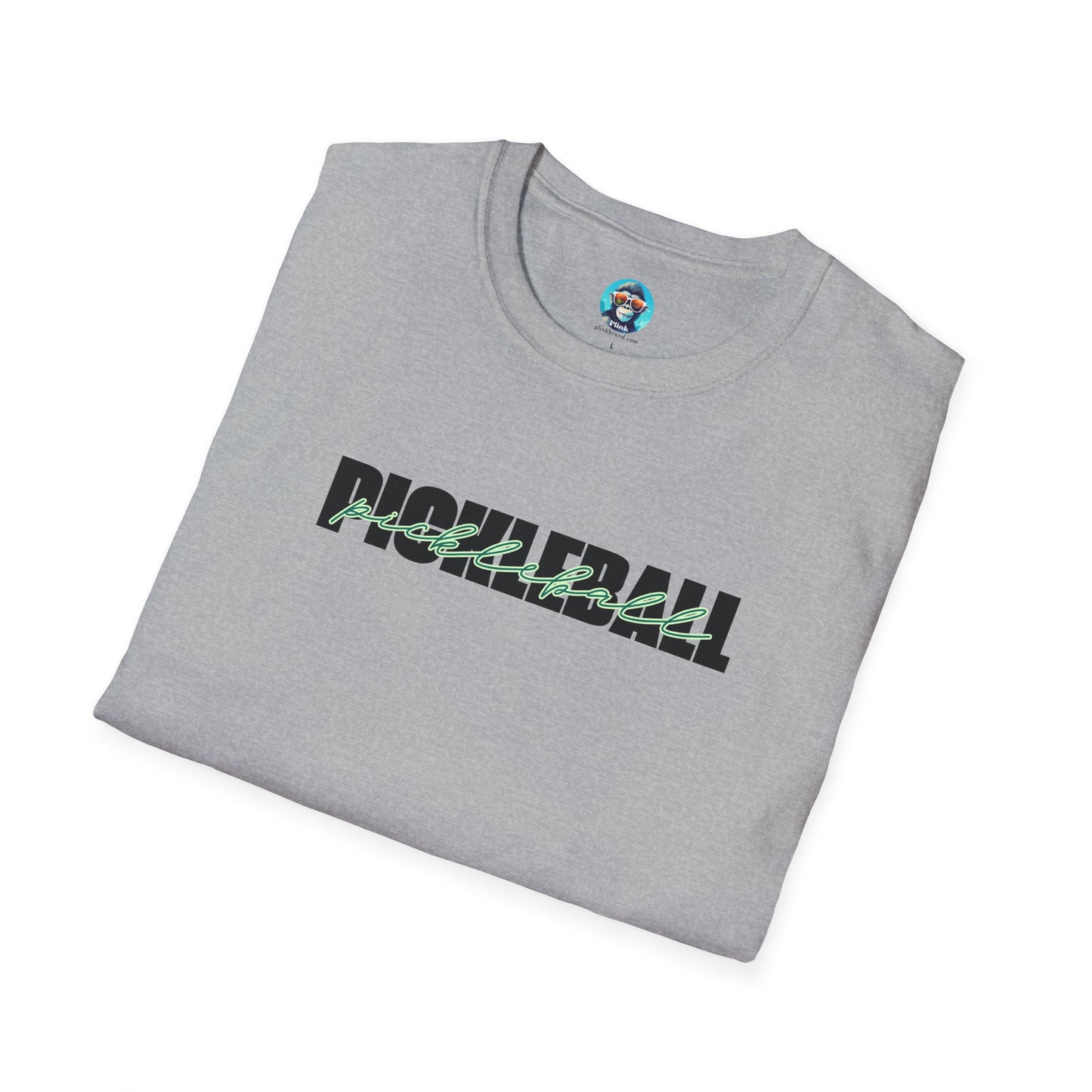 Pickleball Cursive: Unisex Softstyle T-Shirt