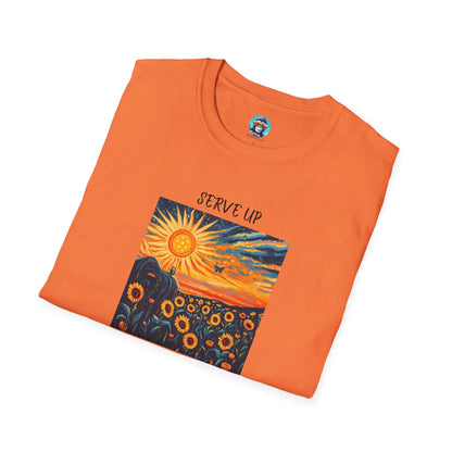 Serve Up Some Sunshine: Pickleball Unisex Softstyle T-Shirt