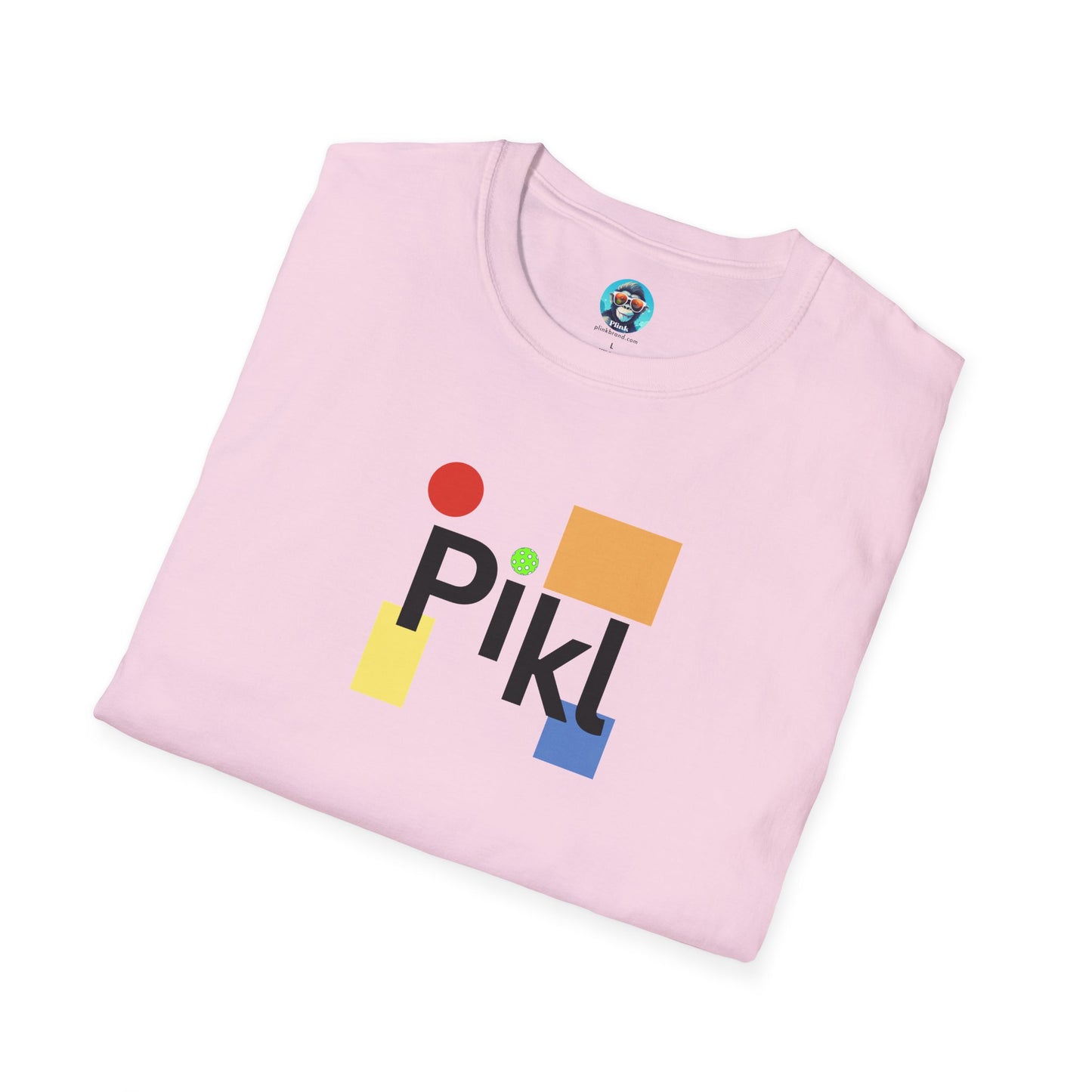 Pikl Shapes: Pickleball Unisex Softstyle T-Shirt