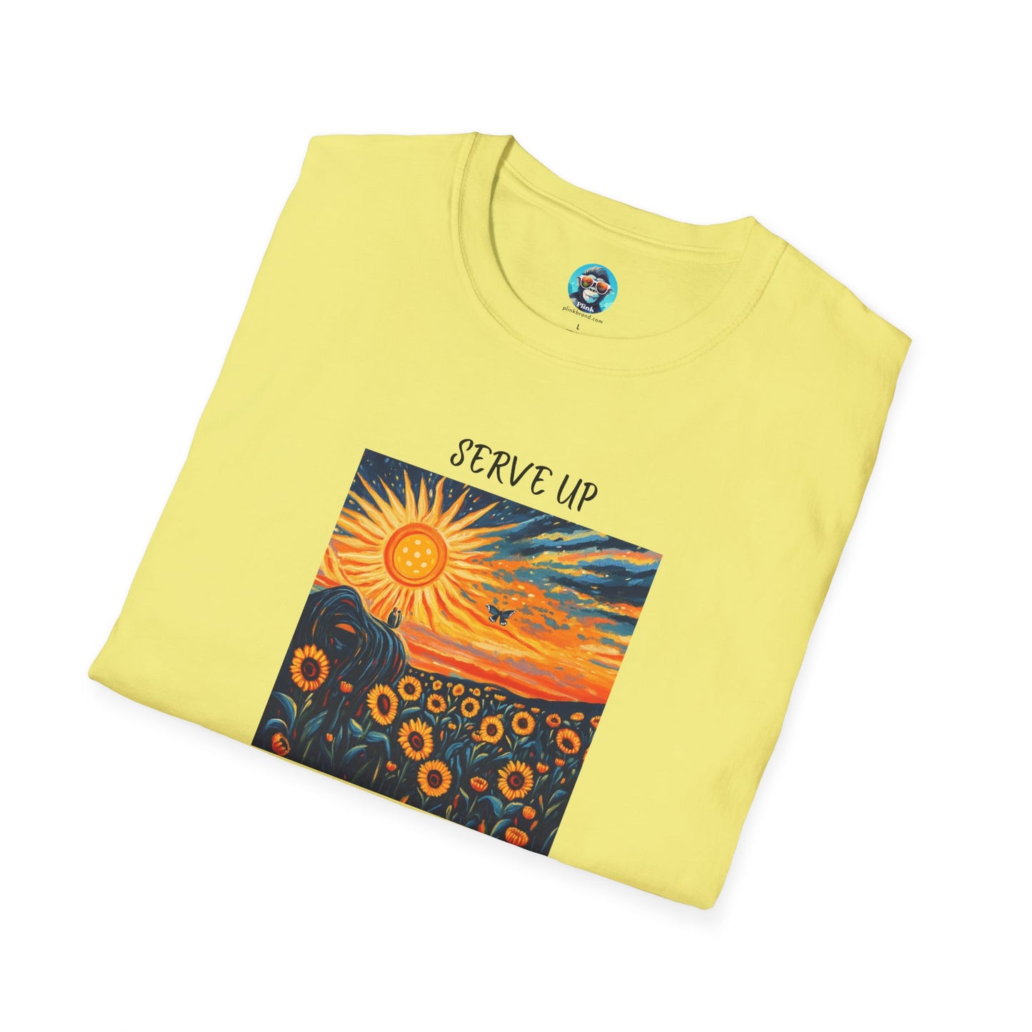 Serve Up Some Sunshine: Pickleball Unisex Softstyle T-Shirt