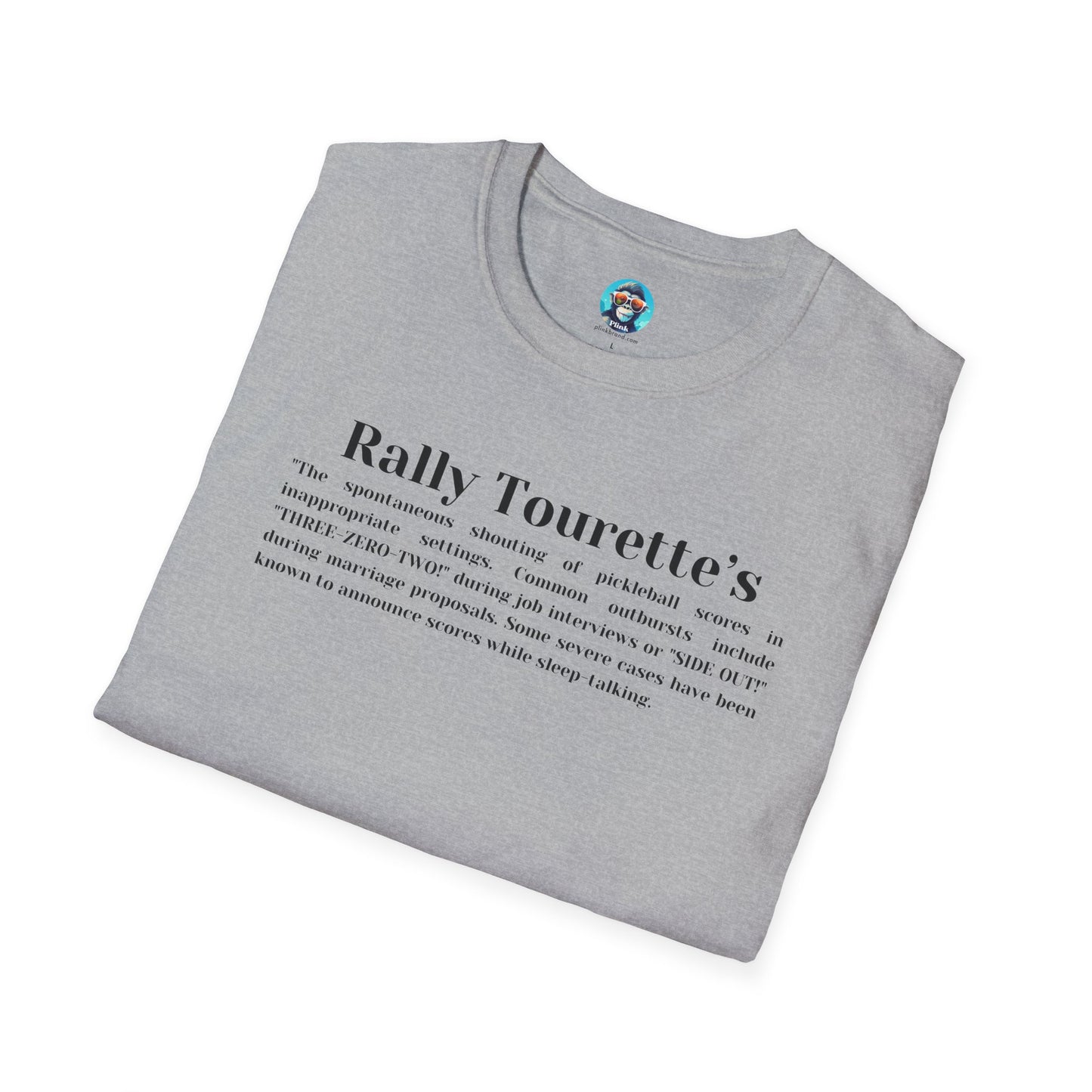 Rally Tourette's: Pickleball Unisex Softstyle T-Shirt