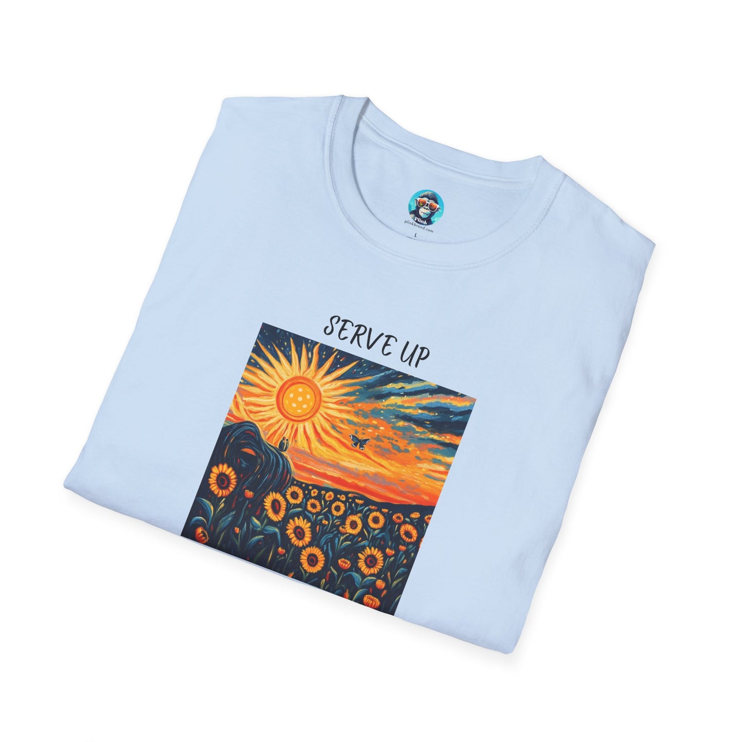 Serve Up Some Sunshine: Pickleball Unisex Softstyle T-Shirt