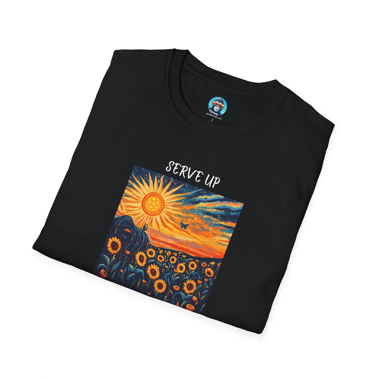 Serve Up Some Sunshine: Pickleball Unisex Softstyle T-Shirt