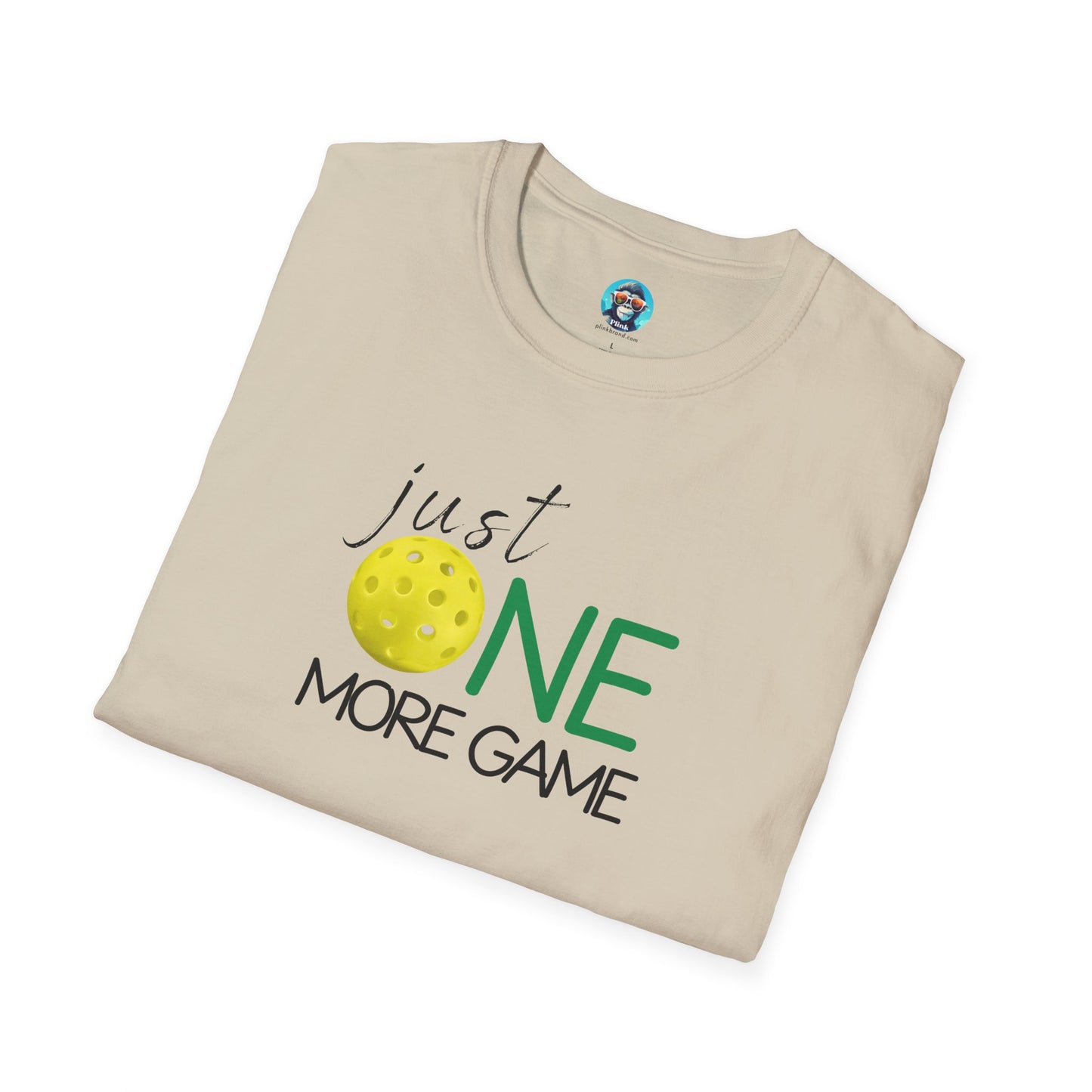 Just One More Game: Pickleball Unisex Softstyle T-Shirt