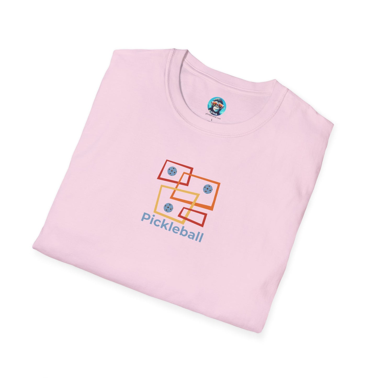 Pickleball Retro Boxes - Unisex Softstyle T-Shirt