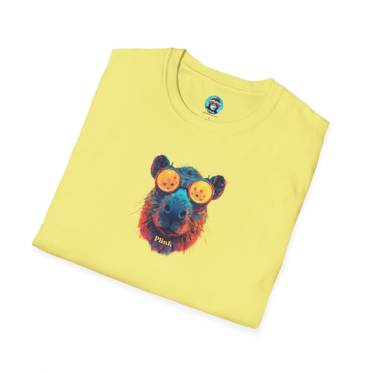 Capybara Plink: Pickleball Unisex Softstyle T-Shirt