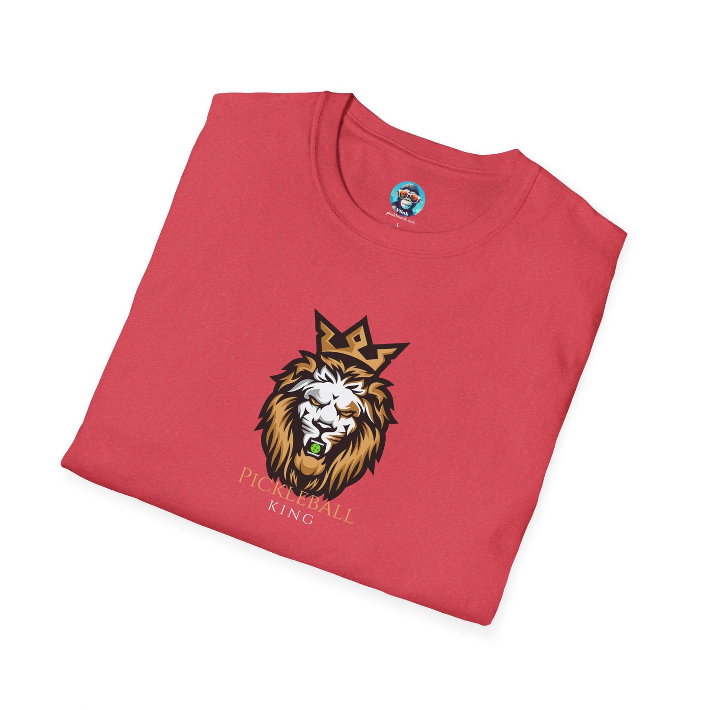 Pickleball Lion King: Unisex Softstyle T-Shirt