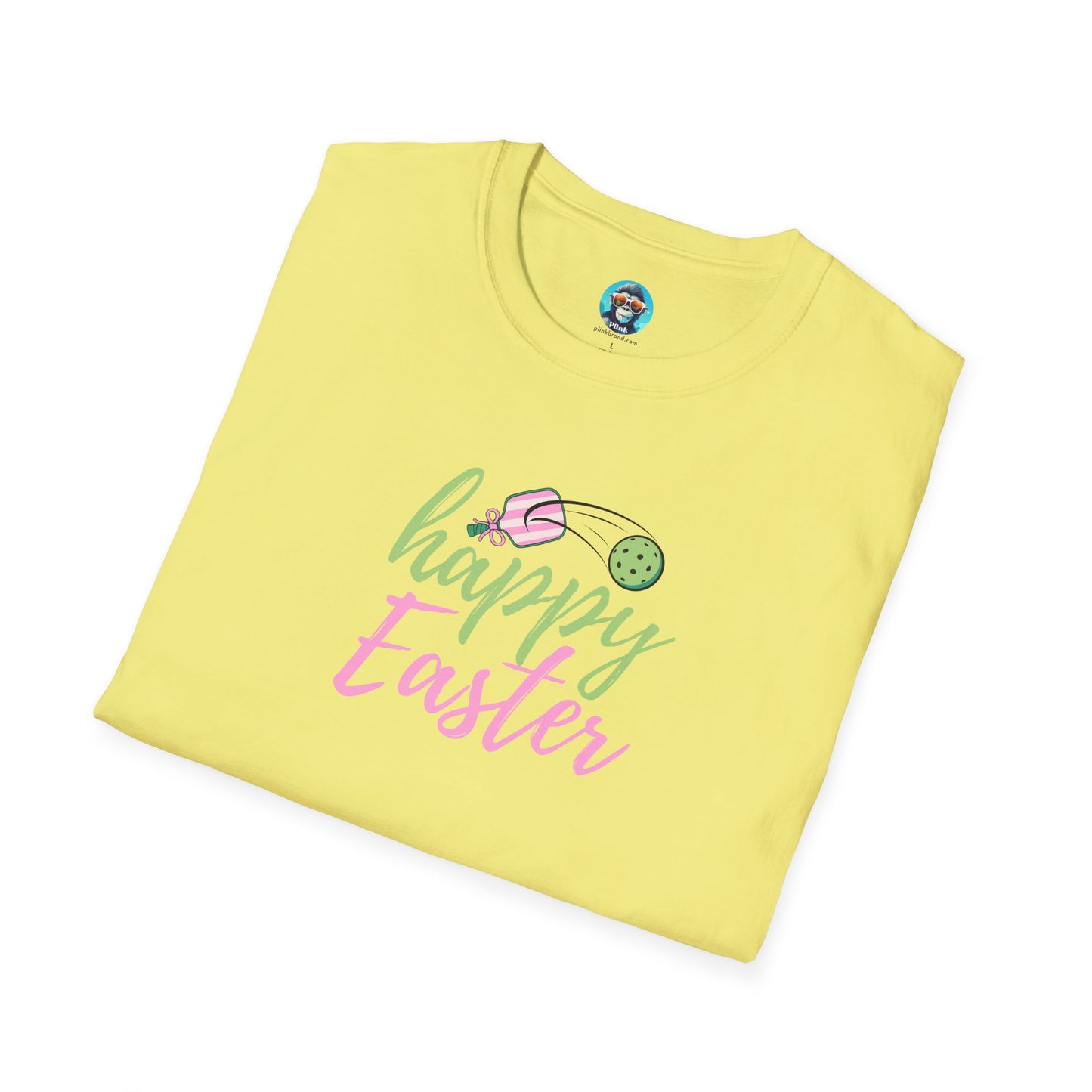 Happy Easter: Pickleball Unisex Softstyle T-Shirt