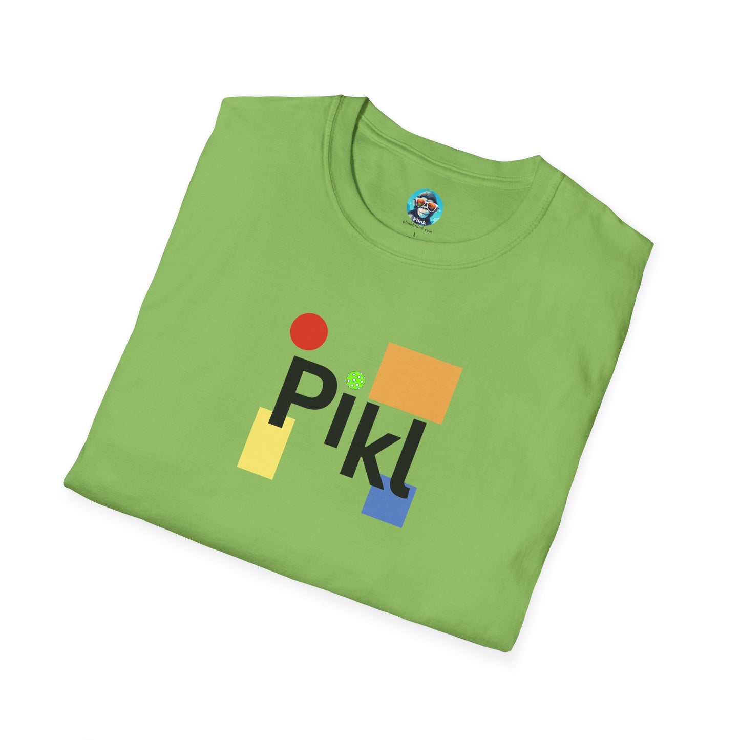 Pikl Shapes: Pickleball Unisex Softstyle T-Shirt