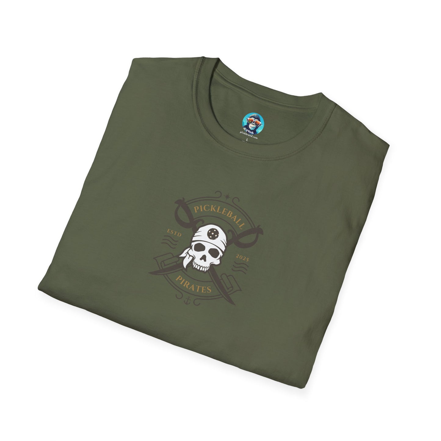 Pickleball Pirates: Unisex Softstyle T-Shirt