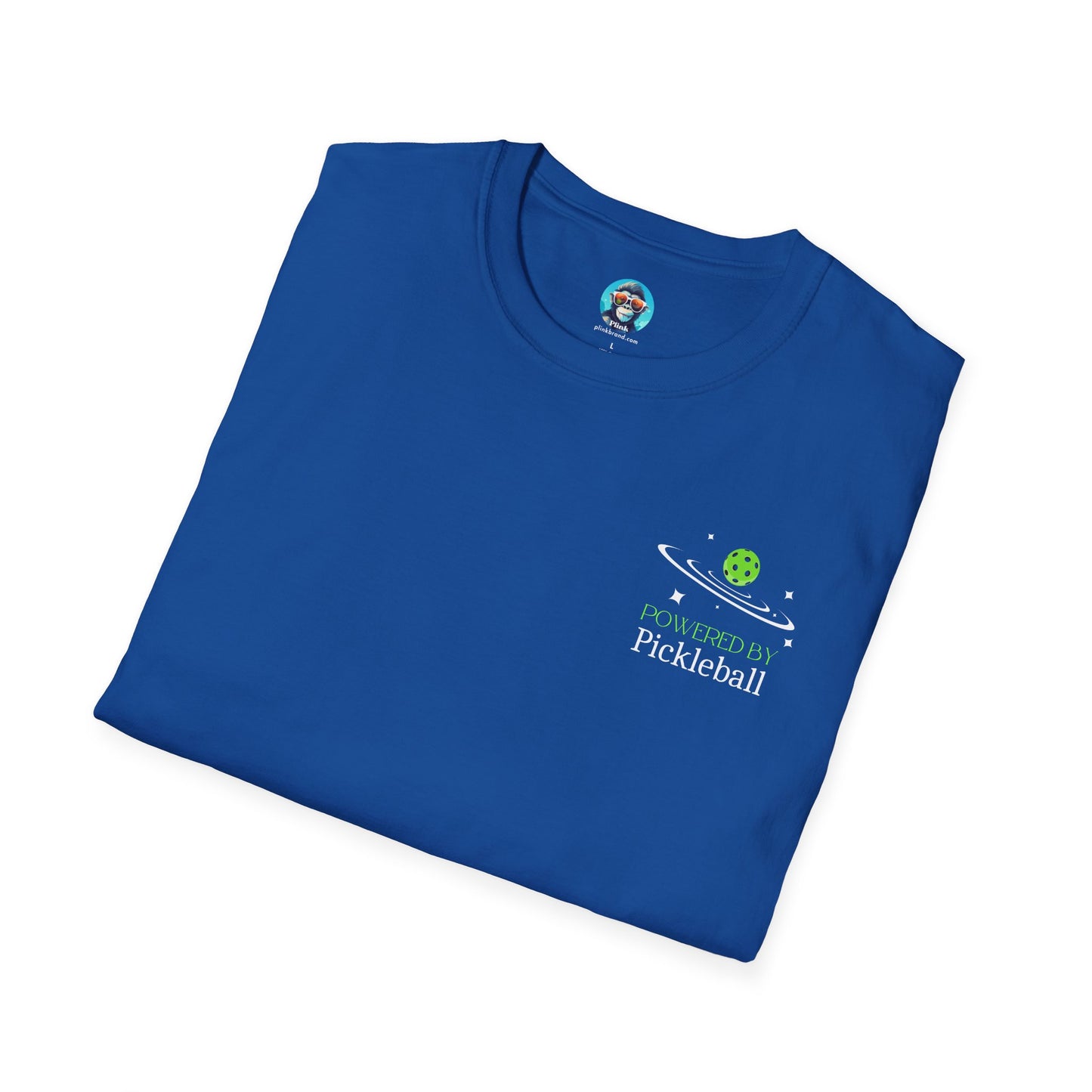 Powered by Pickleball: Unisex Softstyle T-Shirt