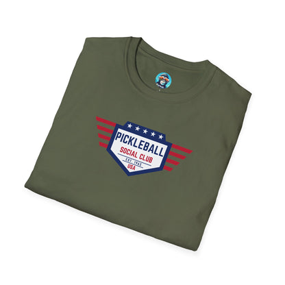 Pickleball Social Club : Unisex Softstyle T-Shirt