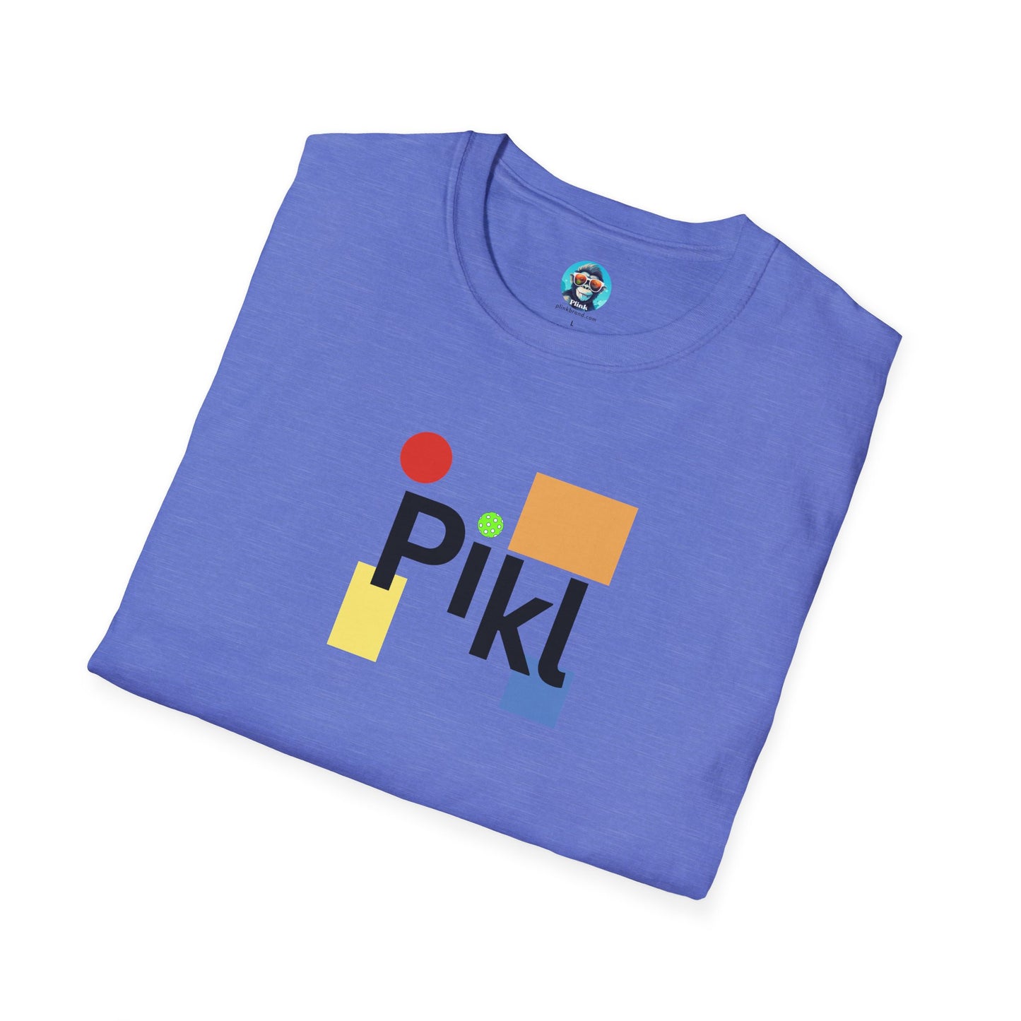 Pikl Shapes: Pickleball Unisex Softstyle T-Shirt