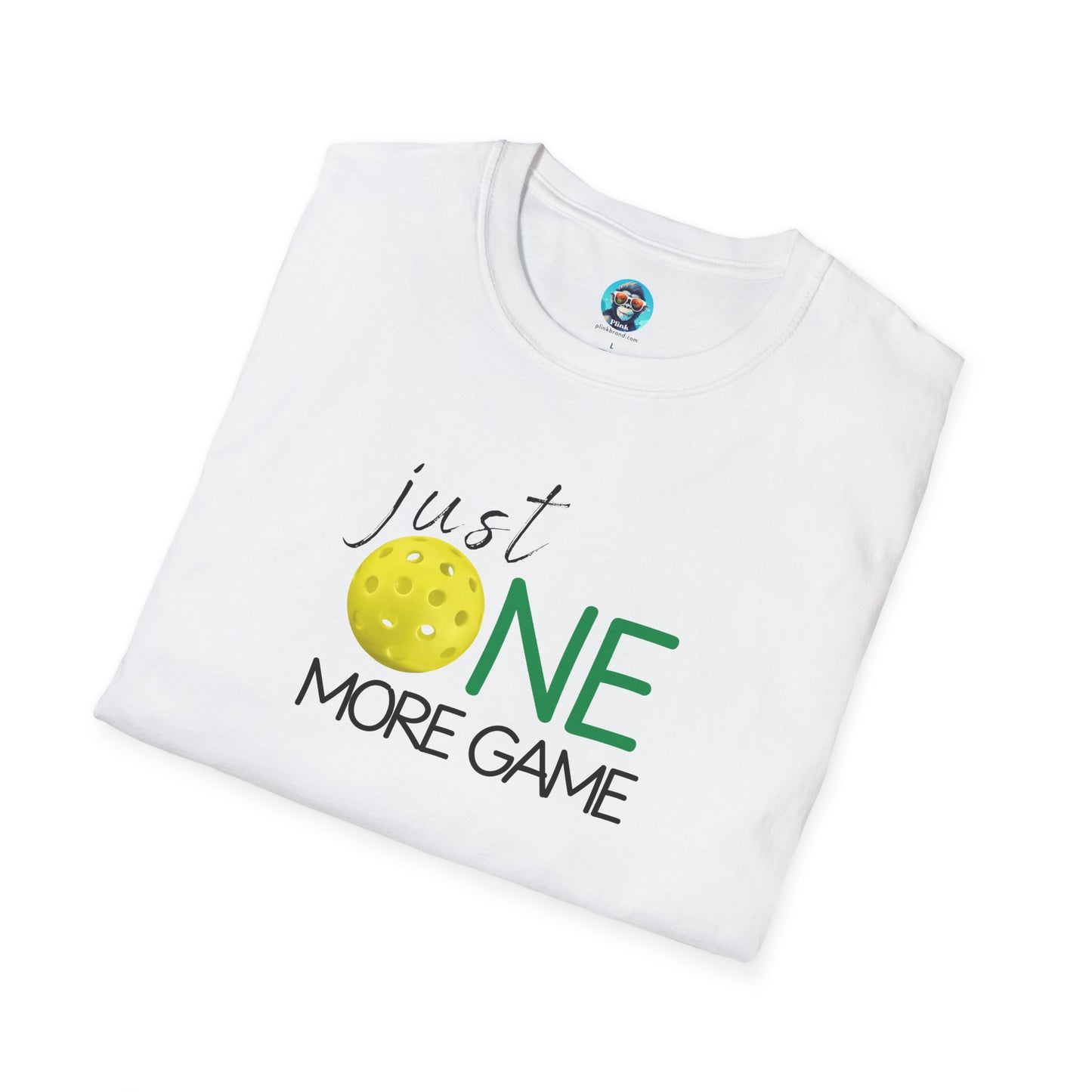 Just One More Game: Pickleball Unisex Softstyle T-Shirt