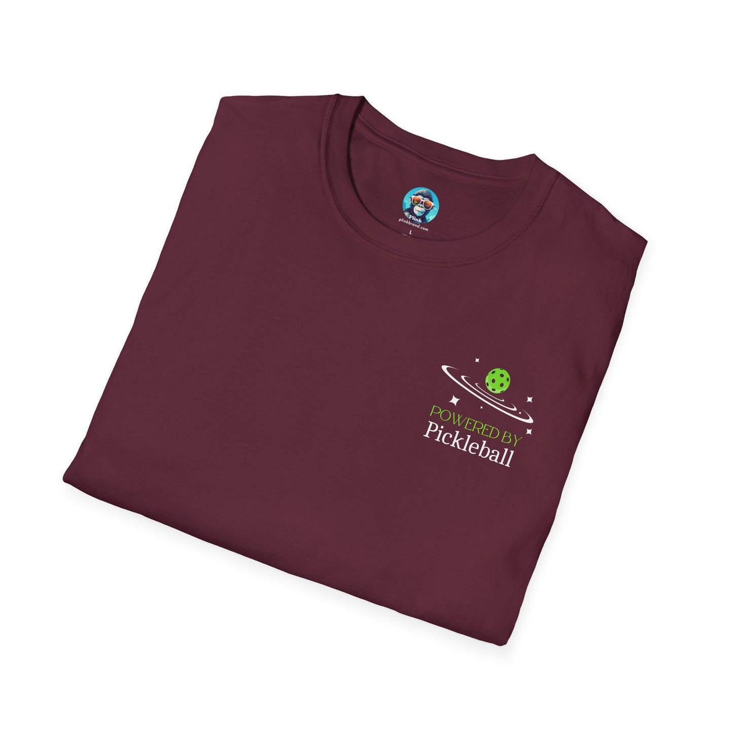 Powered by Pickleball: Unisex Softstyle T-Shirt