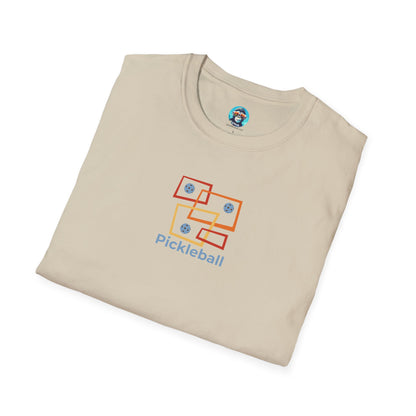 Pickleball Retro Boxes - Unisex Softstyle T-Shirt