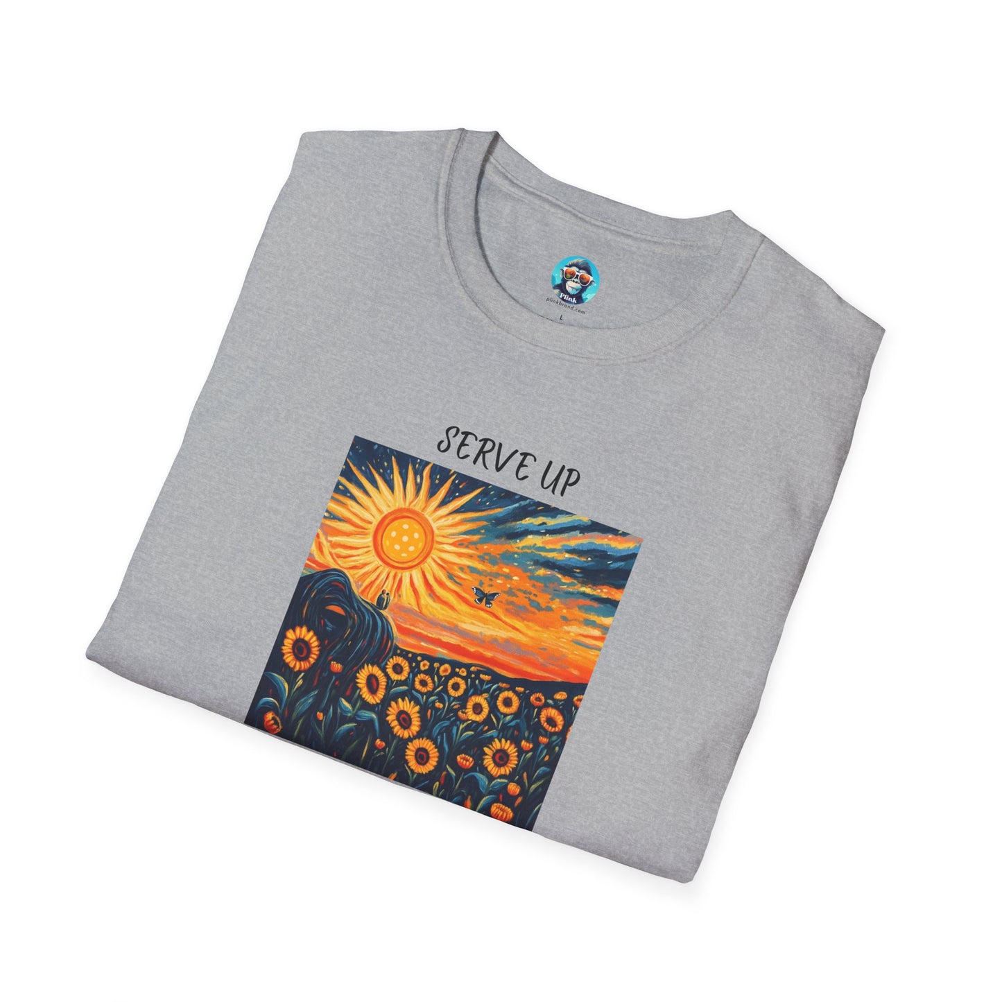 Serve Up Some Sunshine: Pickleball Unisex Softstyle T-Shirt