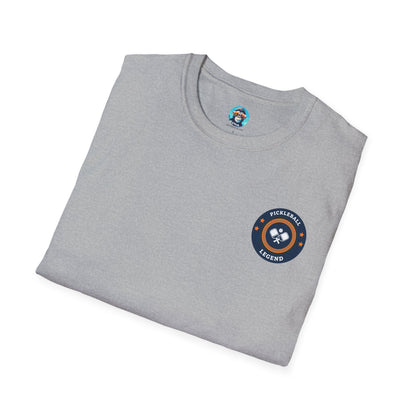 Pickleball Legend Emblem: Unisex Softstyle T-Shirt