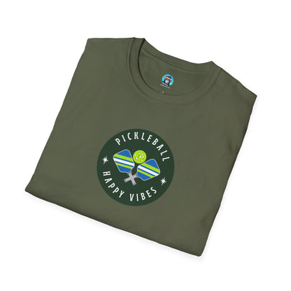 Happy Vibes: Pickleball Unisex Softstyle T-Shirt