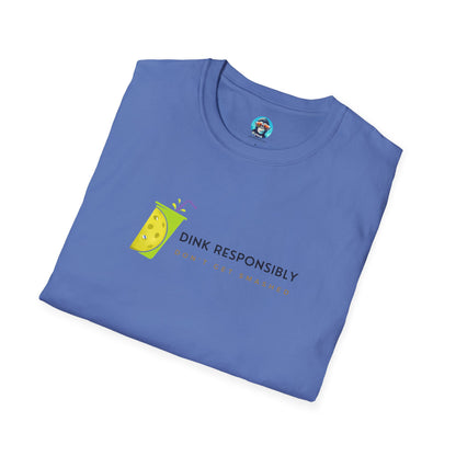 Dink Responsibly: Pickleball Unisex Softstyle T-Shirt