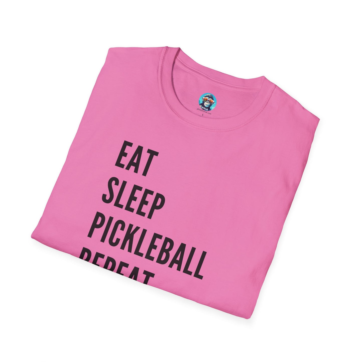 Eat Sleep Pickleball: Pickleball Unisex Softstyle T-Shirt