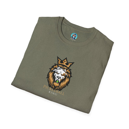 Pickleball Lion King: Unisex Softstyle T-Shirt