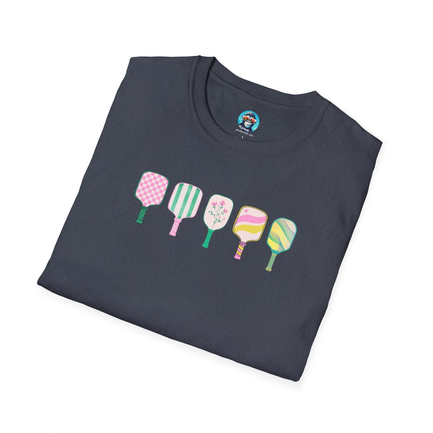 Pickleball Paddles: Unisex Softstyle T-Shirt