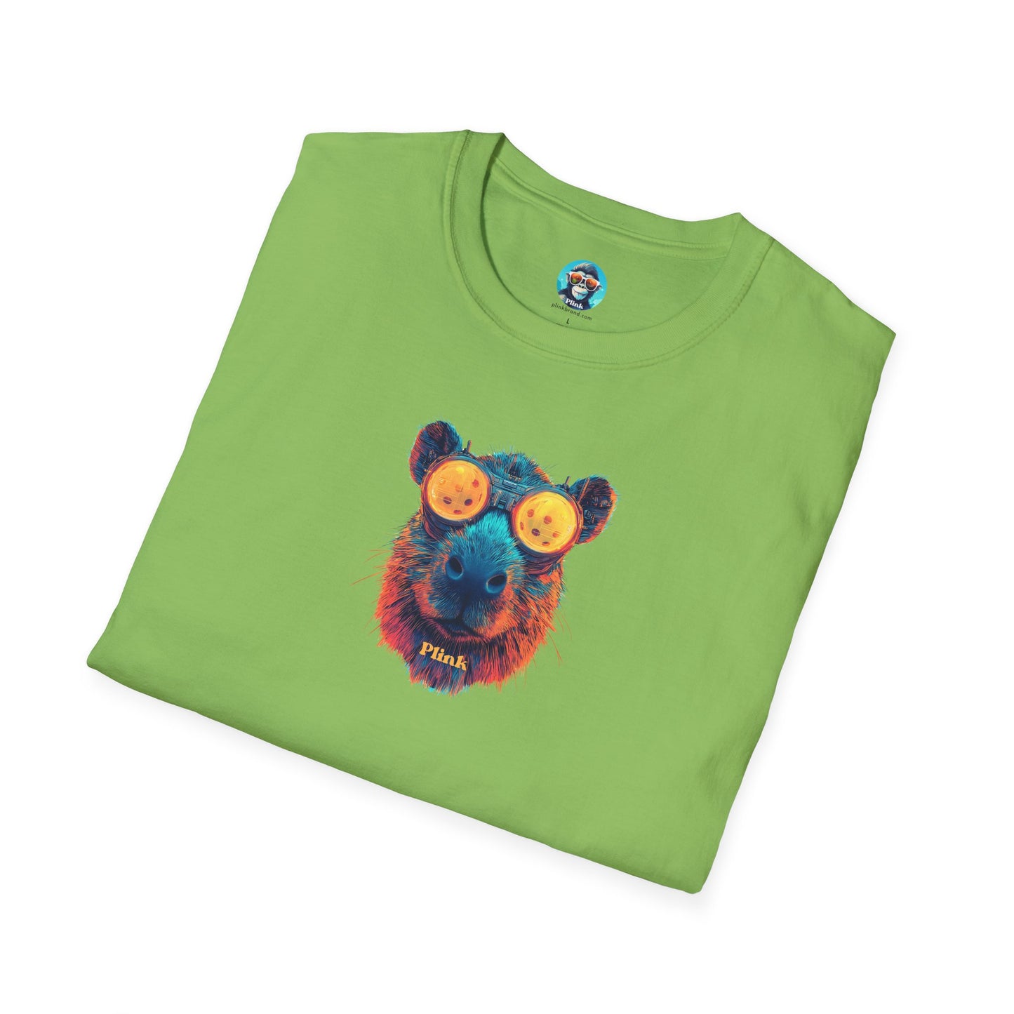 Capybara Plink: Pickleball Unisex Softstyle T-Shirt