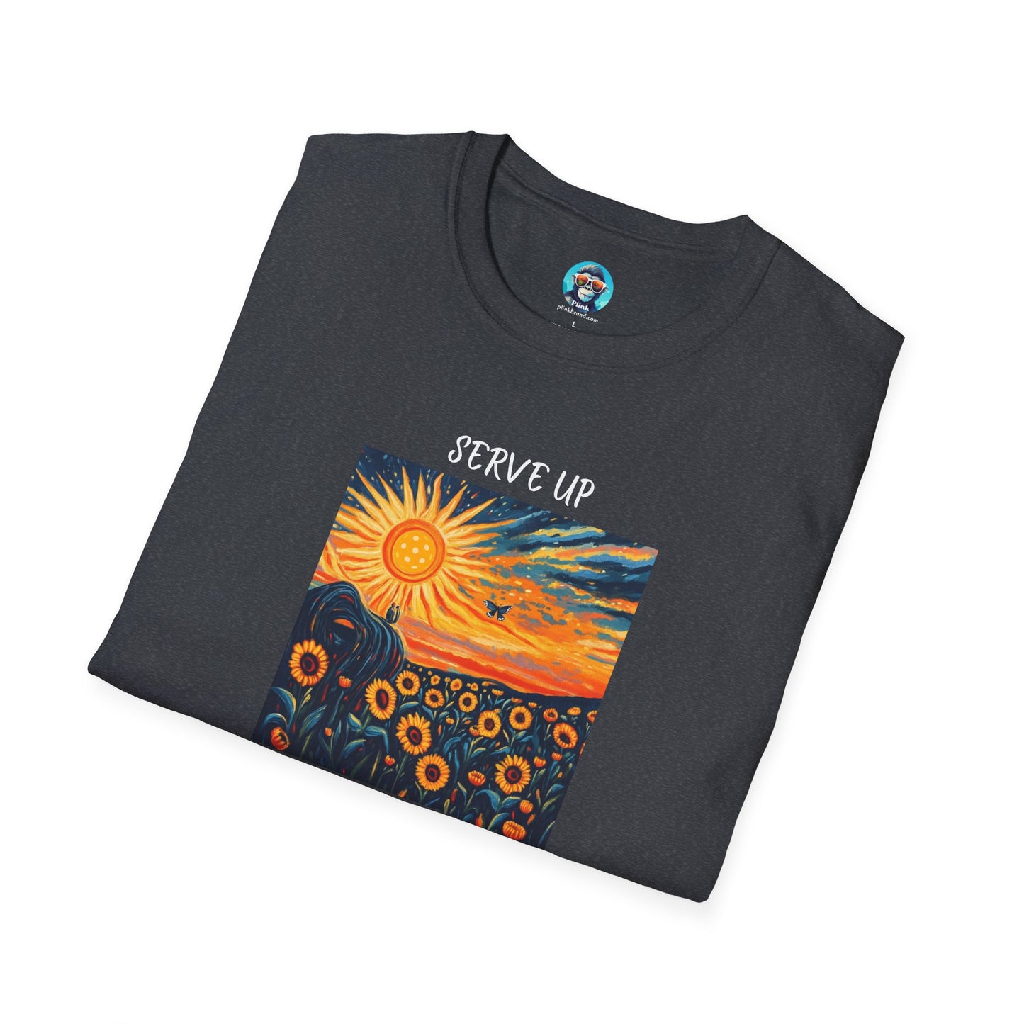 Serve Up Some Sunshine: Pickleball Unisex Softstyle T-Shirt