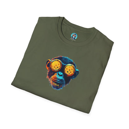 BladeZ the Chimp: Pickleball Unisex Softstyle T-Shirt