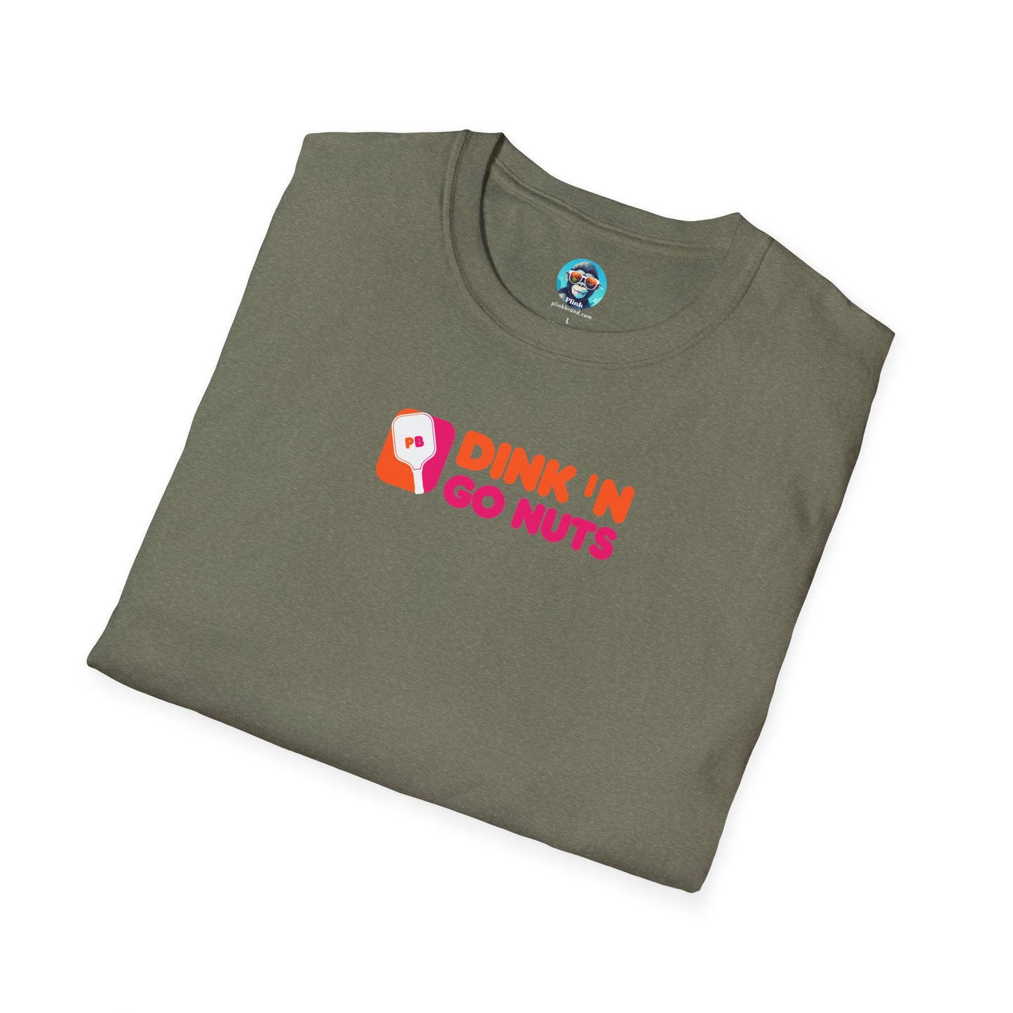 Dink 'N Go Nuts: Pickleball Unisex Softstyle T-Shirt