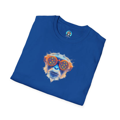 Zap the Chimp: Pickleball Unisex Softstyle T-Shirt