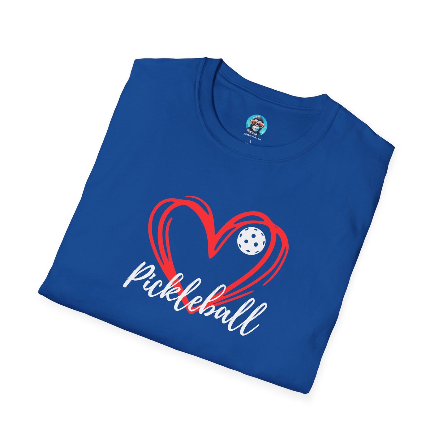 Pickleball Heart: Unisex Softstyle T-Shirt