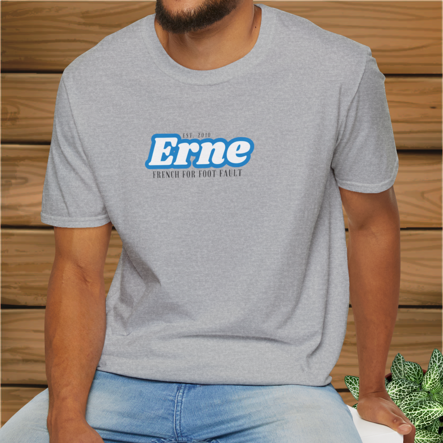 Erne Foot Fault - Pickleball Unisex Softstyle T-Shirt