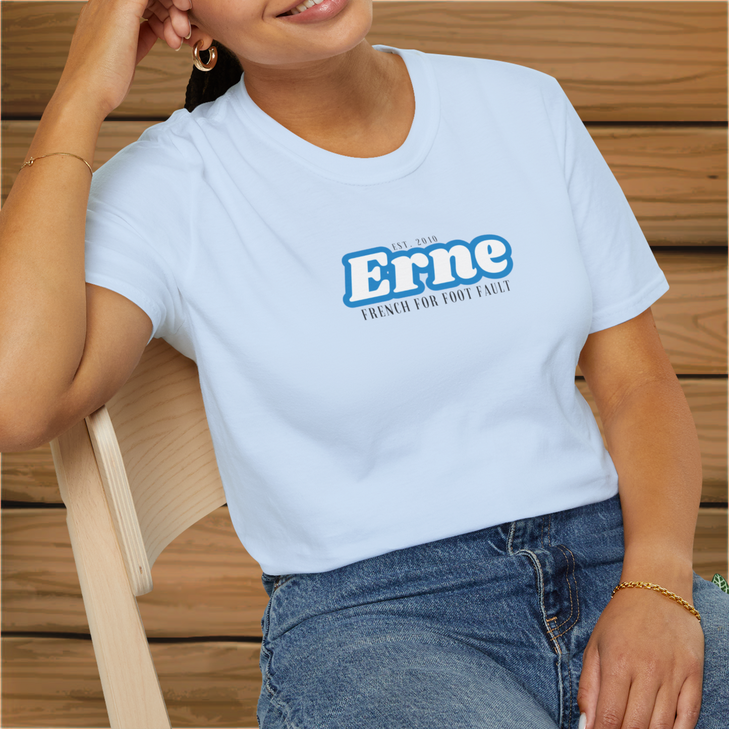 Erne Foot Fault - Pickleball Unisex Softstyle T-Shirt