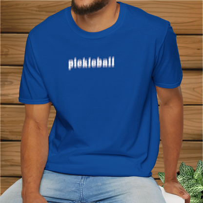 Blurry Pickleball: Unisex Softstyle T-Shirt