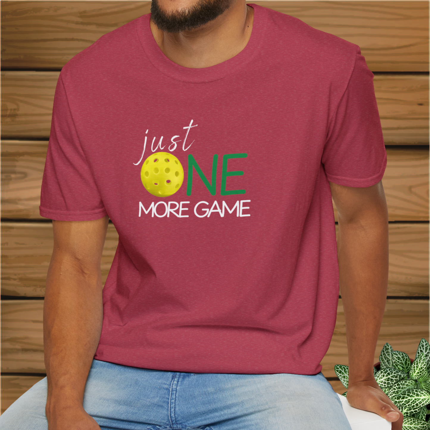 Just One More Game: Pickleball Unisex Softstyle T-Shirt