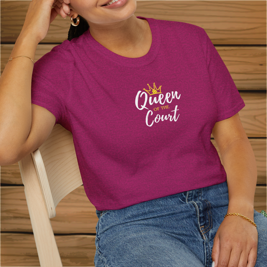 Queen of the Court: Pickleball Unisex Softstyle T-Shirt