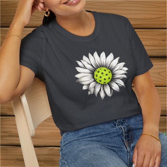 Pickleball Daisy: Unisex Softstyle T-Shirt