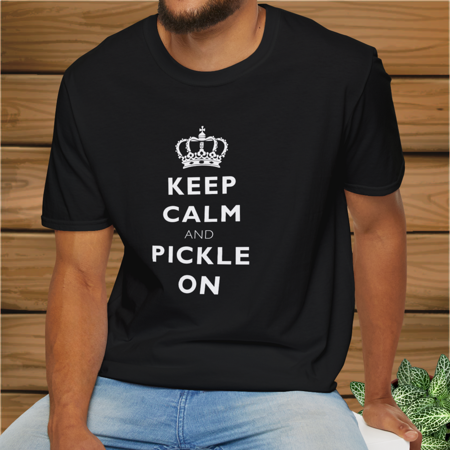 Keep Calm: Pickleball Unisex Softstyle T-Shirt