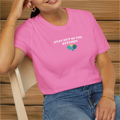 Stay Out Of The Kitchen: Pickleball Unisex Softstyle T-Shirt