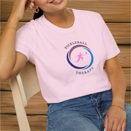 Pickleball Therapy: Unisex Softstyle T-Shirt