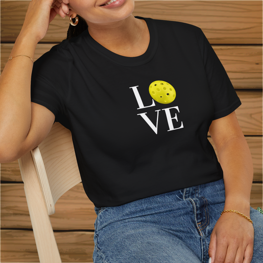 Pickleball Love: Unisex Softstyle T-Shirt