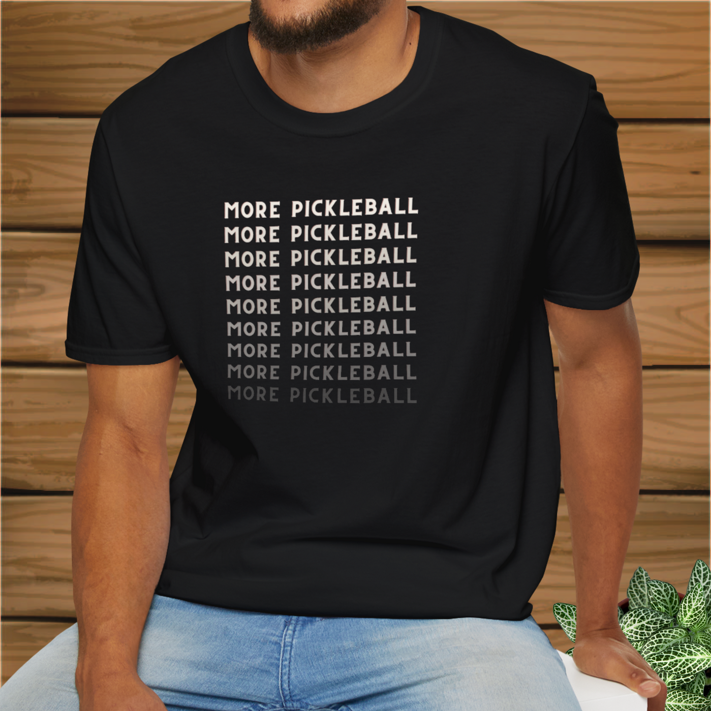 More Pickleball: Unisex Softstyle T-Shirt