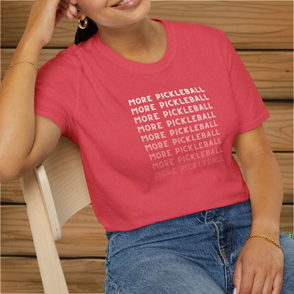 More Pickleball: Unisex Softstyle T-Shirt