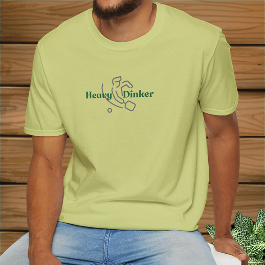 Heavy Dinker: Pickleball Unisex Softstyle T-Shirt