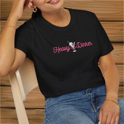 Heavy Dinker: Pickleball Unisex Softstyle T-Shirt